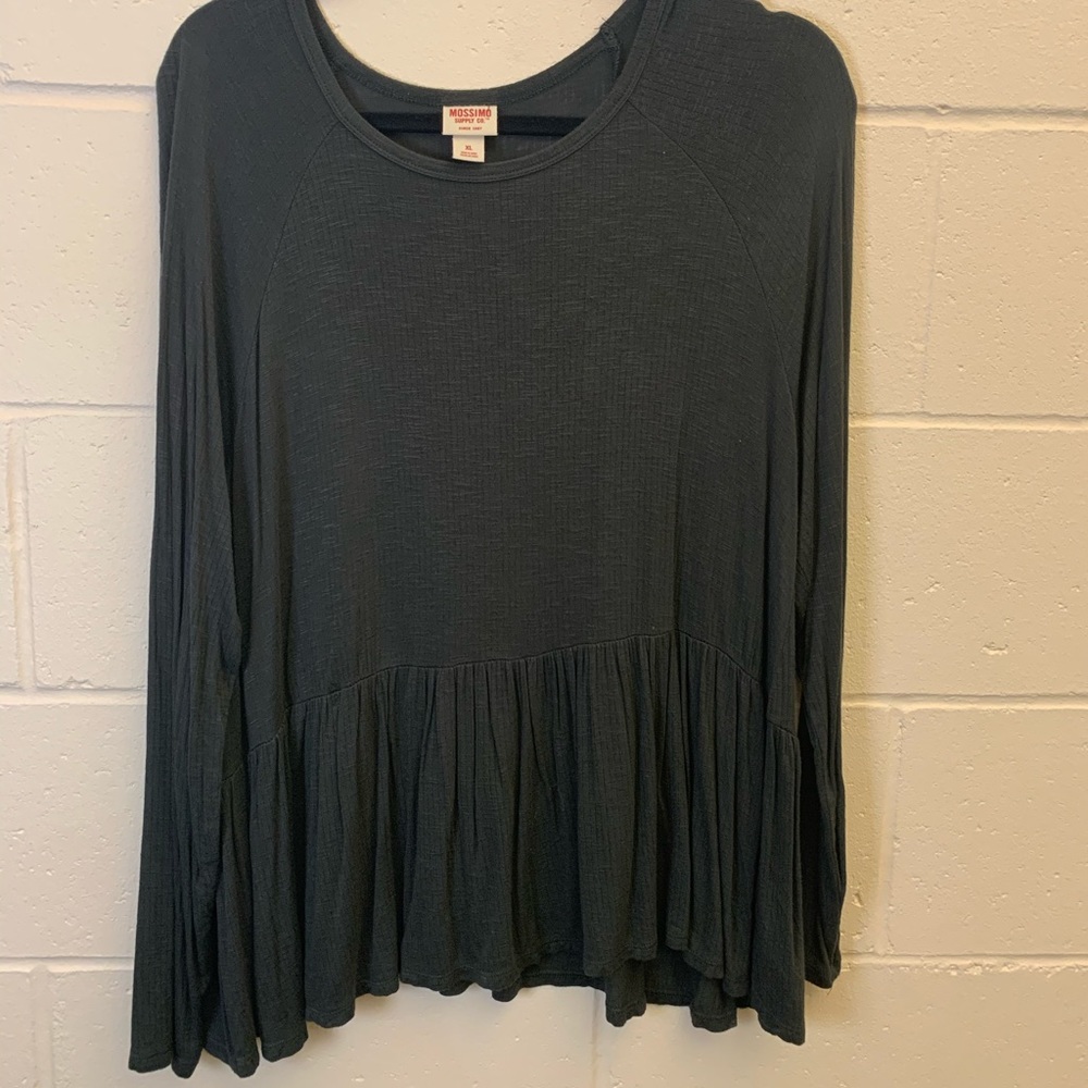 Mossimo forest green long sleeve shirt
